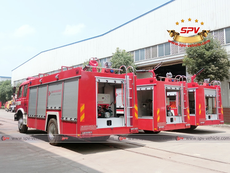 3 units of Dongfeng fire fighting truck - LB
